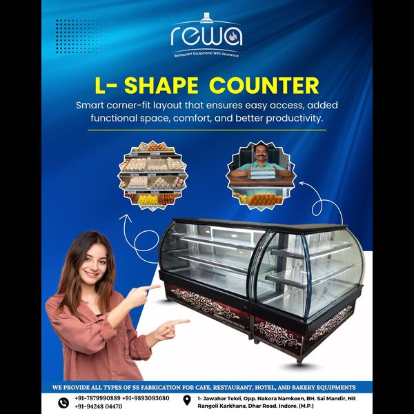 💼 L-SHAPE COUNTER 💼
Smart co