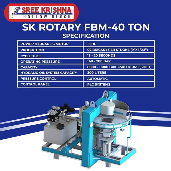 Leading manufacturers Rotary Flyash Brick Making M