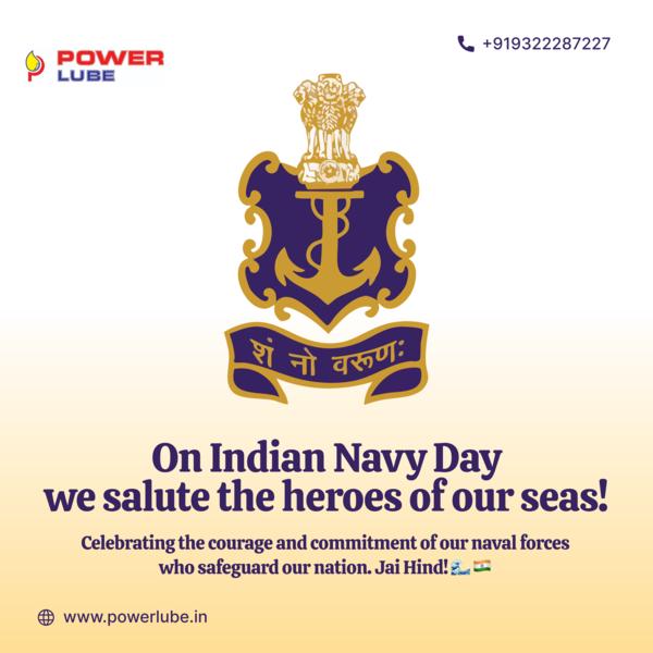 ⚓ Happy Indian Navy Day 🇮🇳 A heartfelt salute to