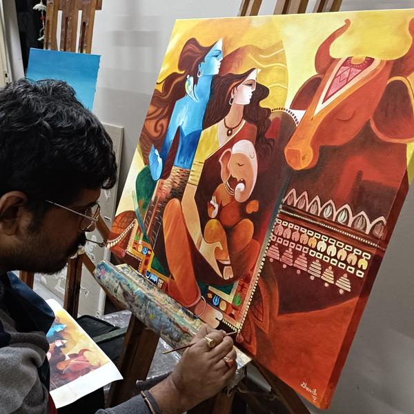 Oil painting classes in A