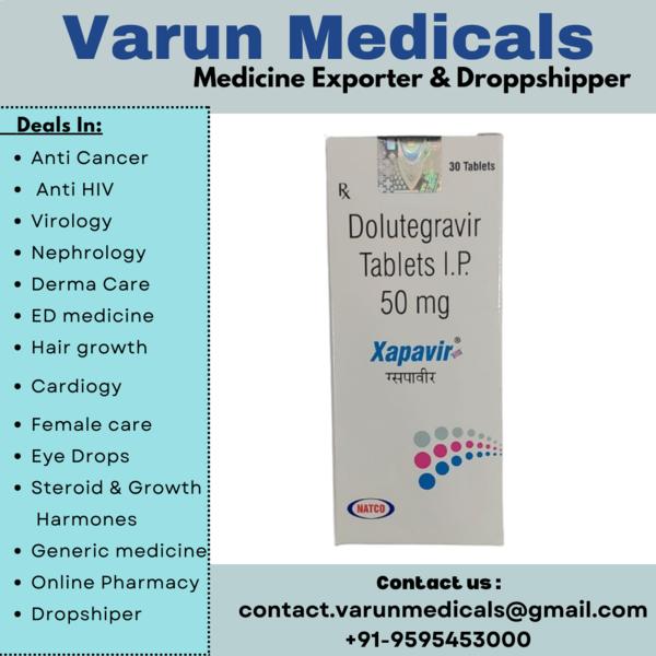 Dolutegravir Tablets Supplier, Dealer, ExporterW
