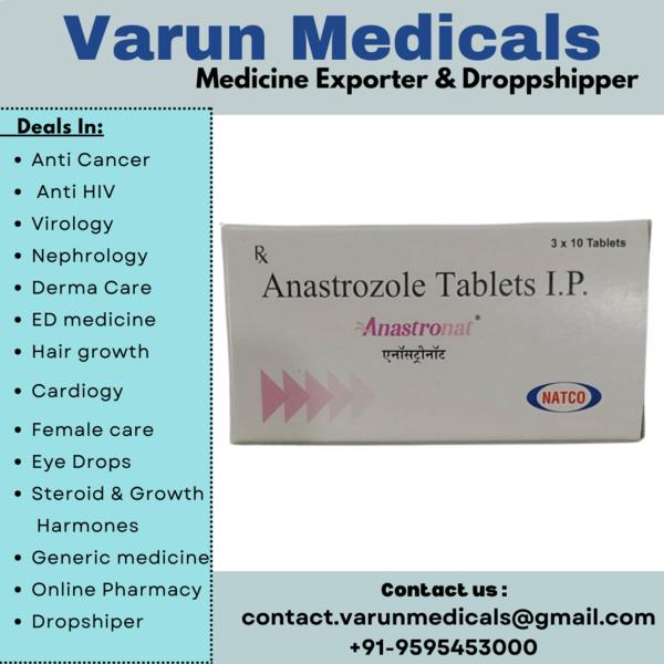 Anastrozole Tablets Supplier, Dealer, ExporterWe