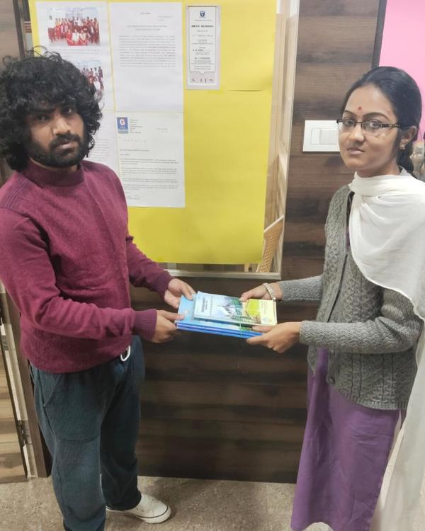 Study materials were dist