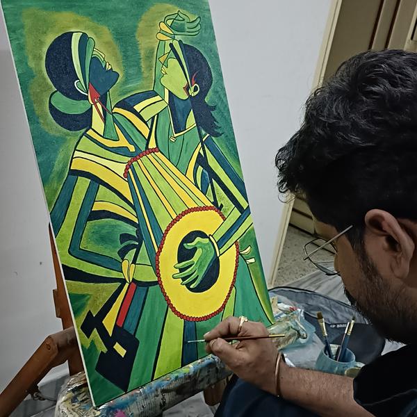 Canvas painting classes i