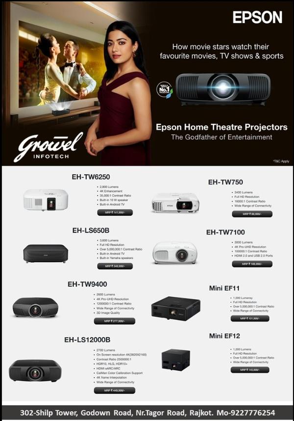🎯 Epson Projectors in Rajkot 