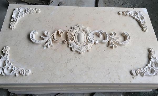 Decorative Marble Panel With Premium Carving by Ba