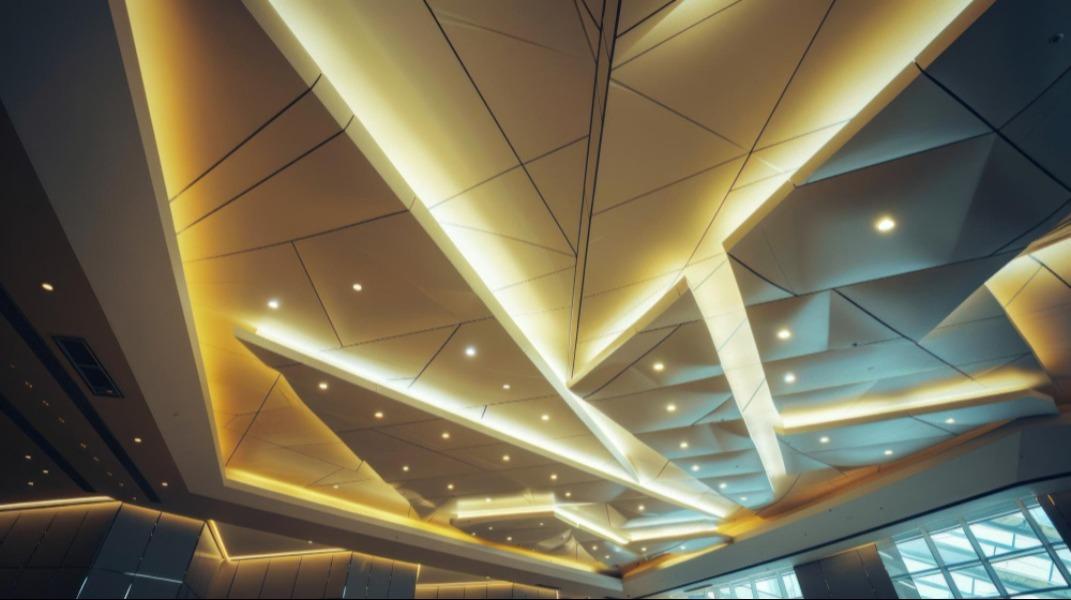 A well executed false ceiling work can elevate the