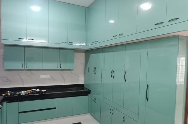 # kitchen with HG Laminate # kitchen shutter with 