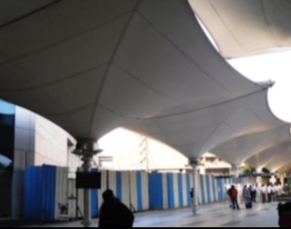 A fabric tensile structure is revolutionizing arch