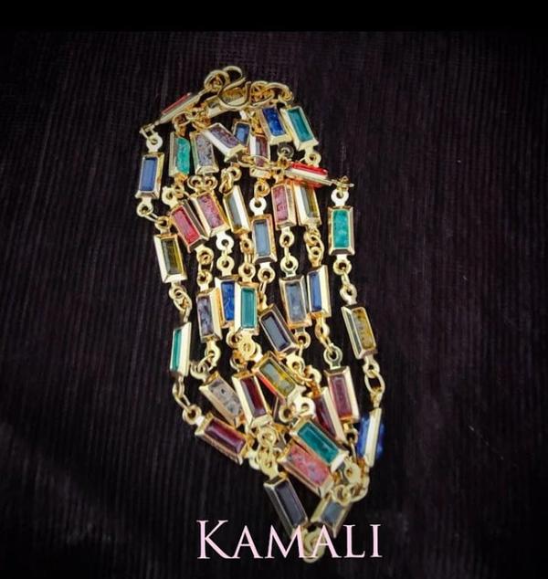 Multi Colour Gold Plated