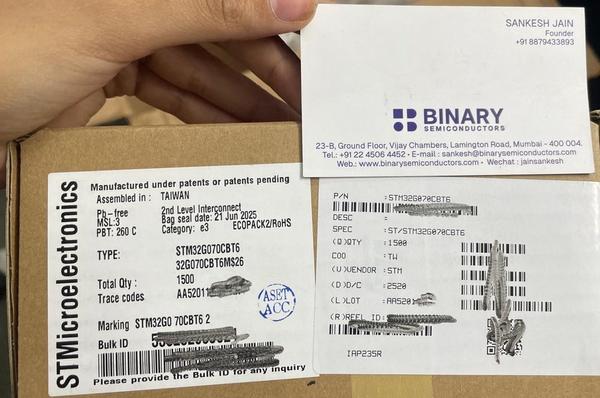 STM32G070CBT6 STMicroelec