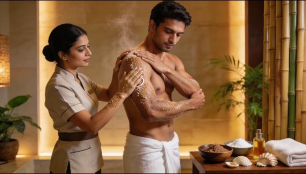Body scrub at SUN RISE SPA CHANDANAGAR i