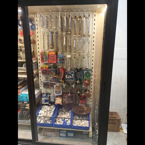 wall rack perforated  back panel 1.2 mm thk with  