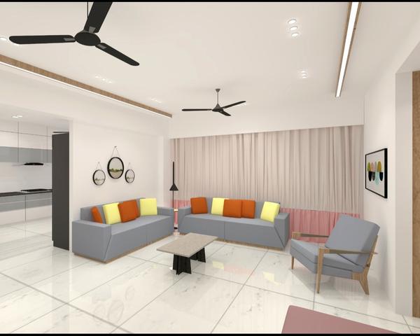 living room interior designer 