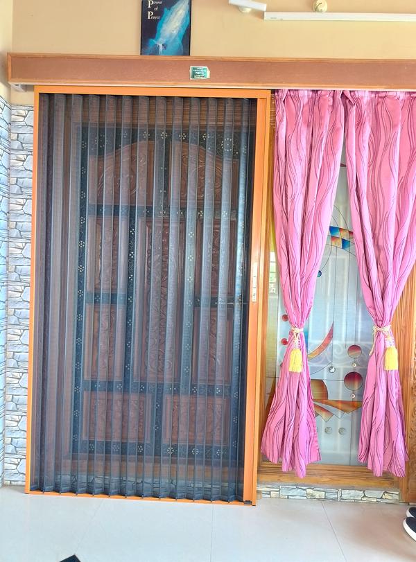 pleated door system for mosqui