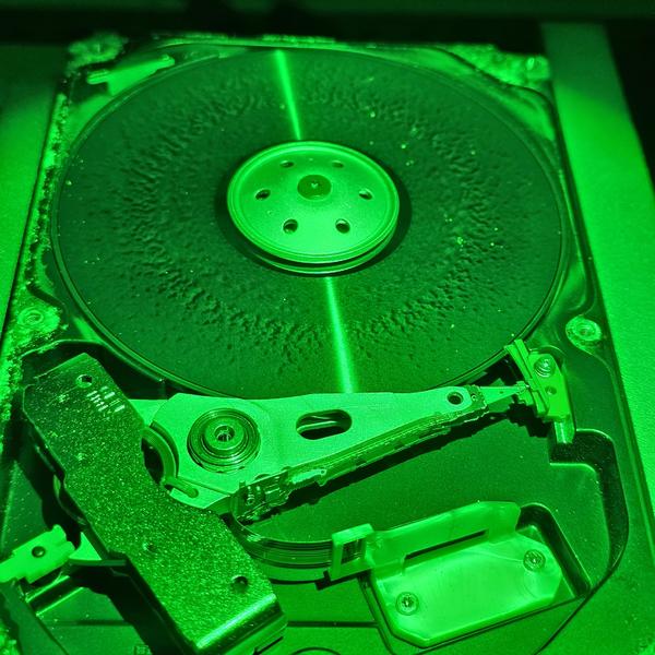 Yesterday, we received a Toshiba 500GB hard drive.