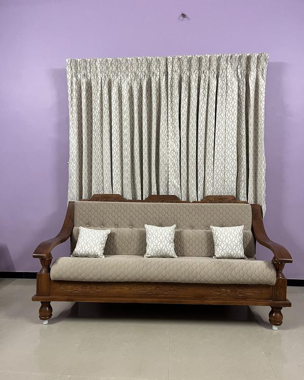 diamond design headboard fabri