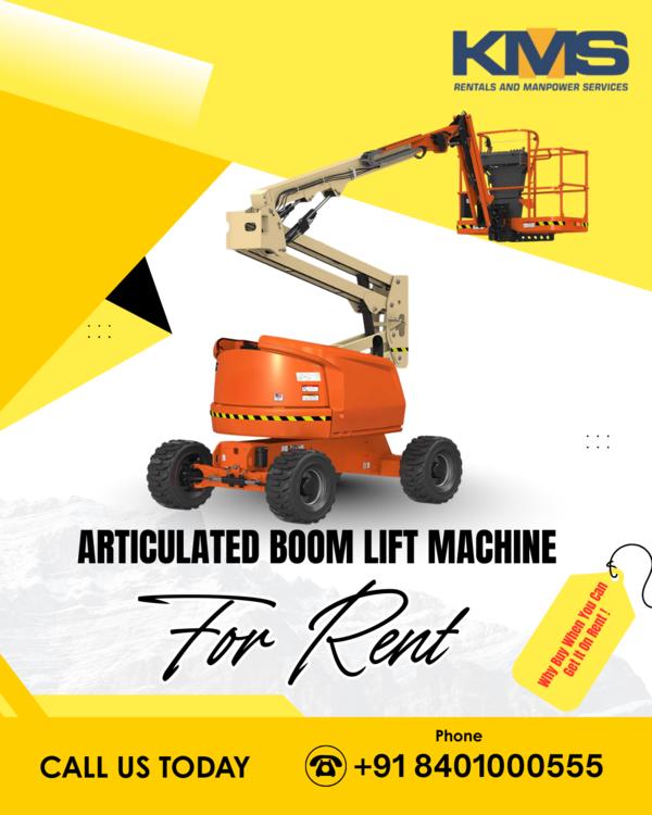 articulated boom lift rental v