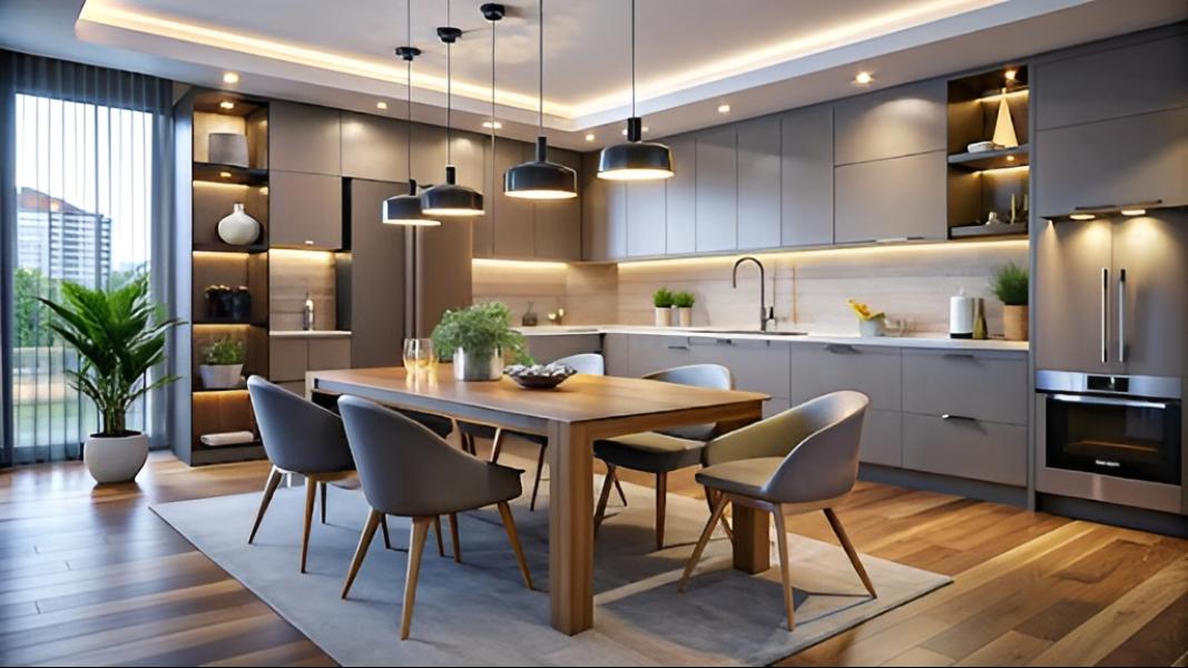 A well-designed kitchen is at 