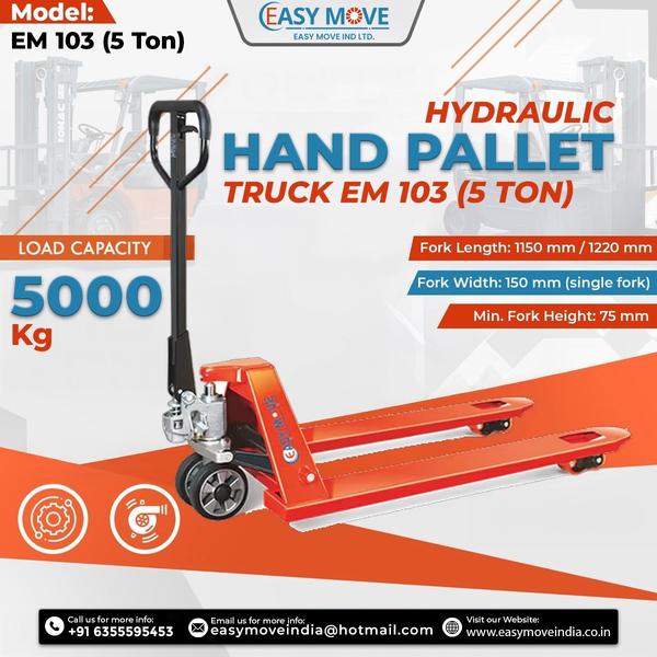 Top Hand Pallet Truck (5 Ton) Manufacturer in Indi