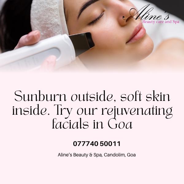 Sunburn outside, soft skin inside. Rejuv