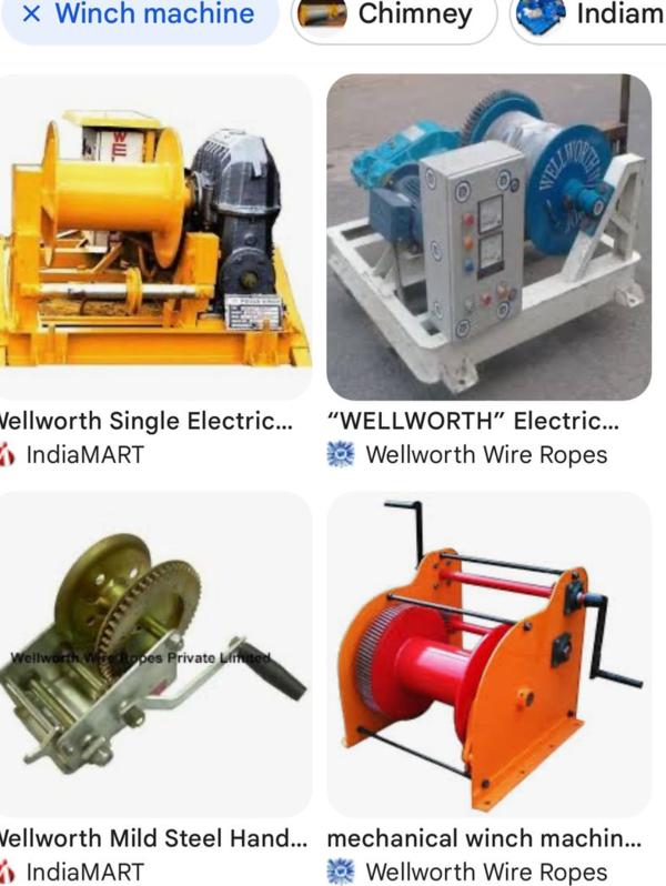 “WELLWORTH” Power Winch Machines, Engineered & Des