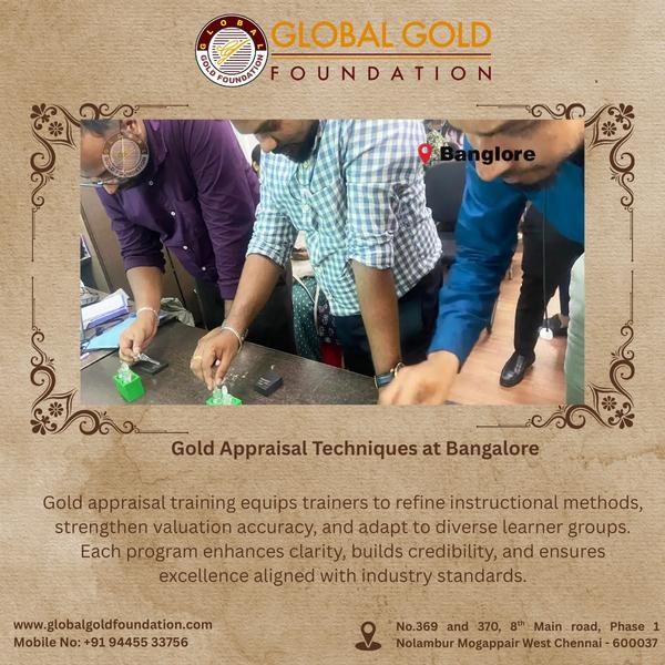 gold appraisal certification a
