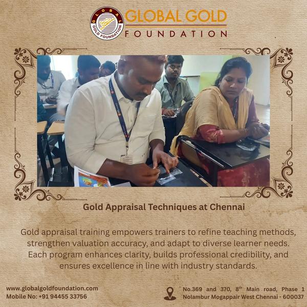 gold appraisal certification a