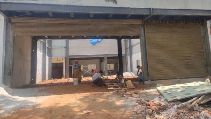 Two rolling shutter work new. First shutter 18 fee