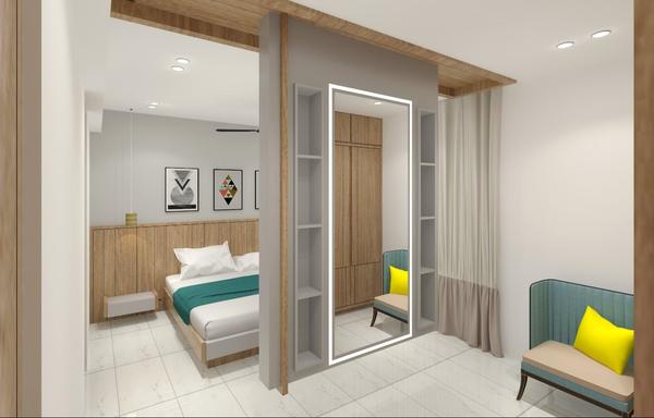 3d visualization material sele