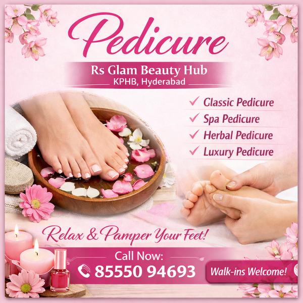 Pamper your feet with professional pedic