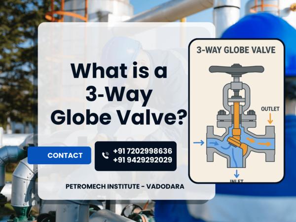 A 3-way globe valve is a 
