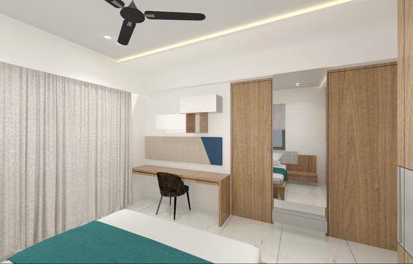 Professional showroom interior