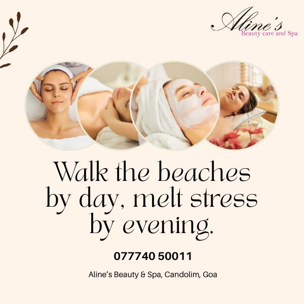 Walk the beaches by day, melt stress by 