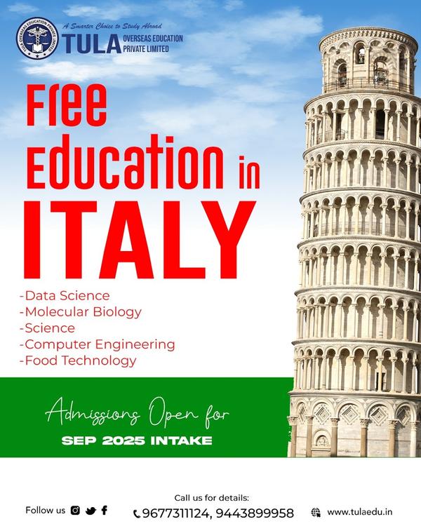 Free Education in Italy w
