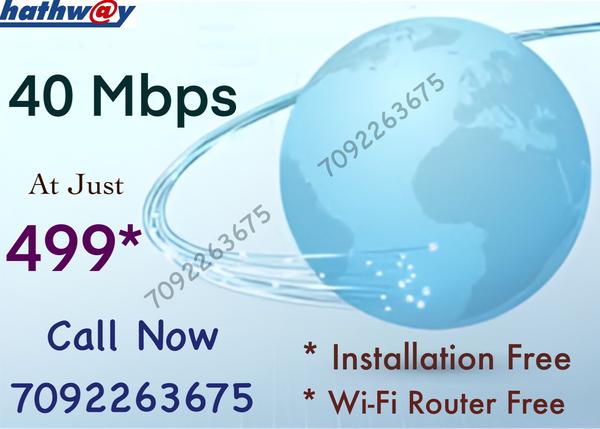 Hathway fiber WiFi connection 