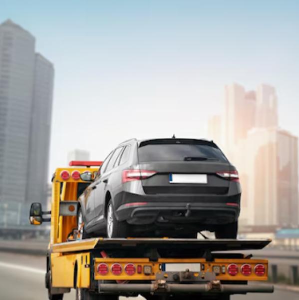 Transporting a car across mult