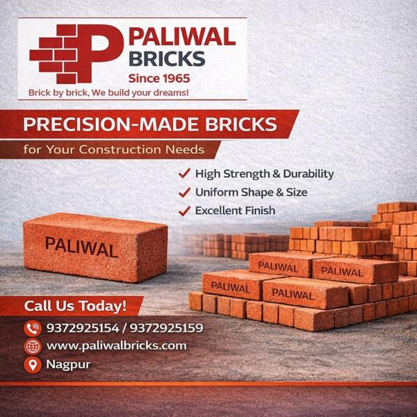 Precision-built red clay bricks engineered for str