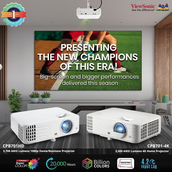 ViewSonic CPB701-4K Projector 