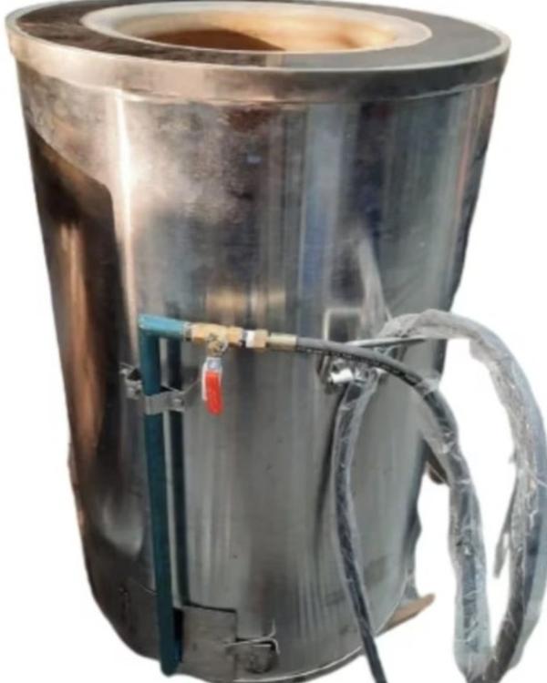 The Stainless Steel Round Tandoor by Guptaji Jaraw