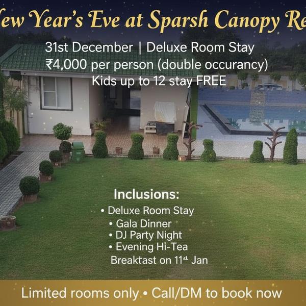 31st Dec | Deluxe Room (Double