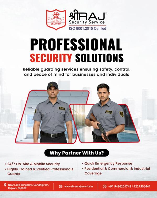 Professional security guards d