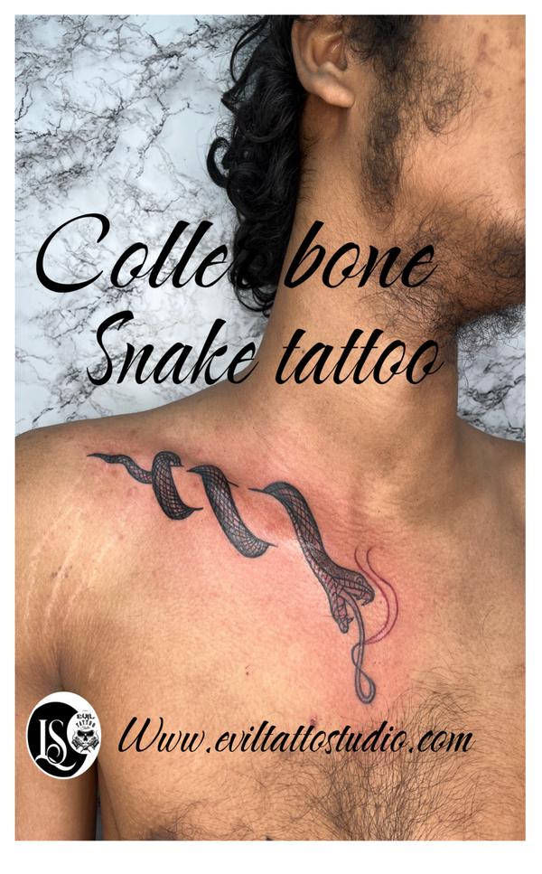 mountain and ocean tattoo idea