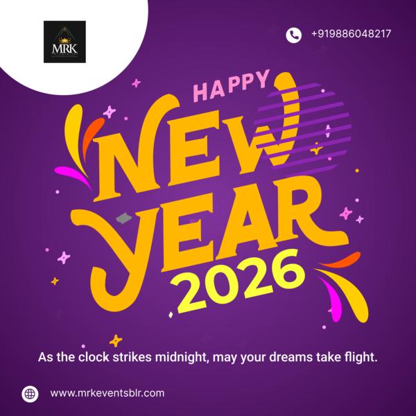 🎆 Welcome New Year 2026! ✨ A 