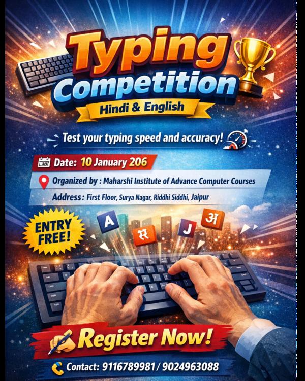 Join the Typing Competiti