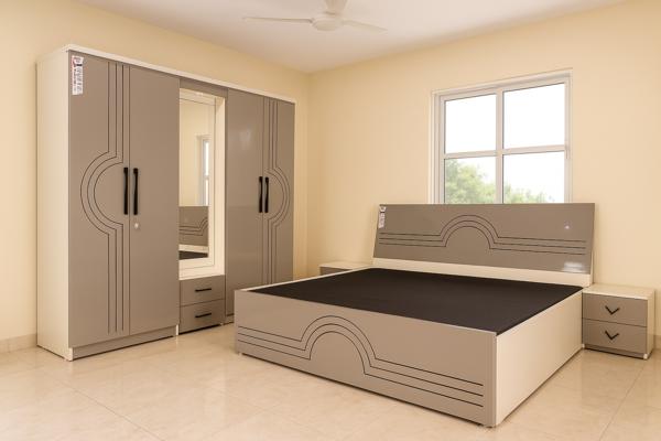 'Custom CNC engraved wardrobe 