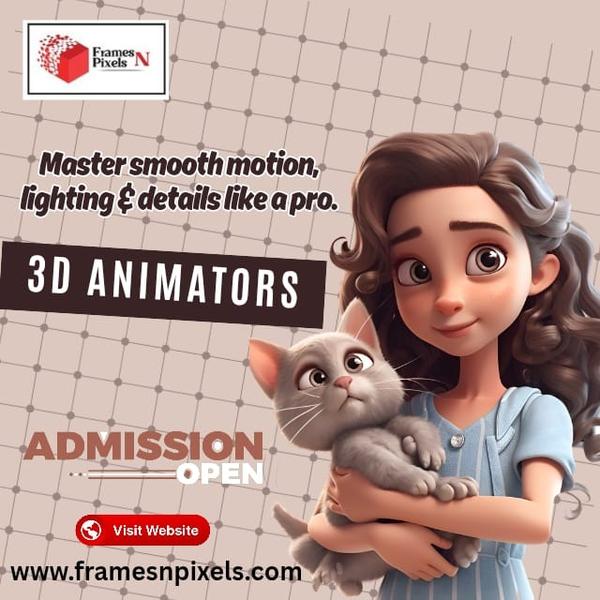 Enroll now in our 3D Anim