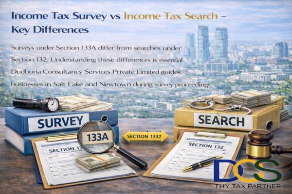 business premises during surve