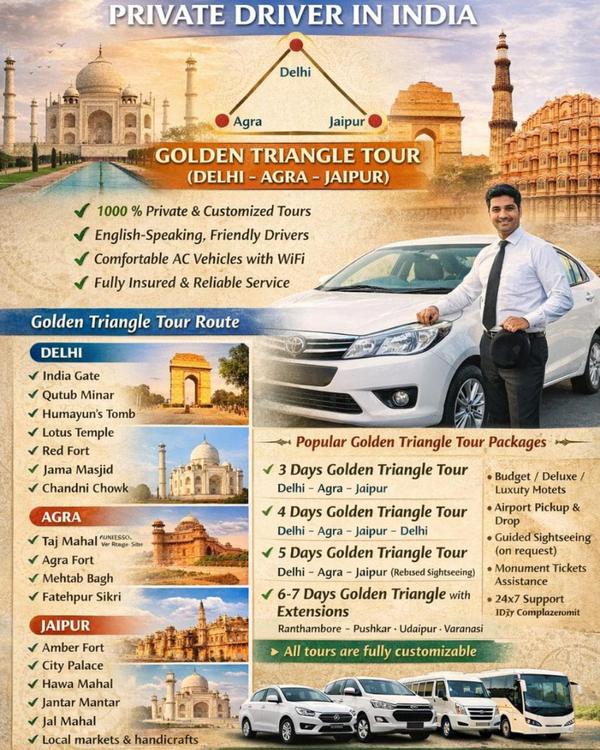 trusted private driver india
