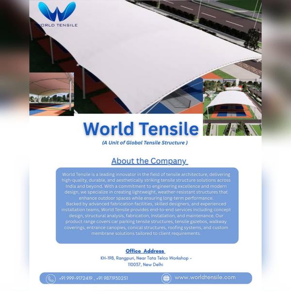 A Tensile Badminton Court Stru